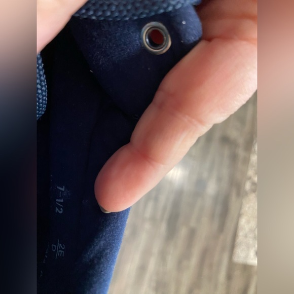 NWT Easy Spirit AP1 Walking Shoes dark blue suede size 7.5 - Picture 9 of 9